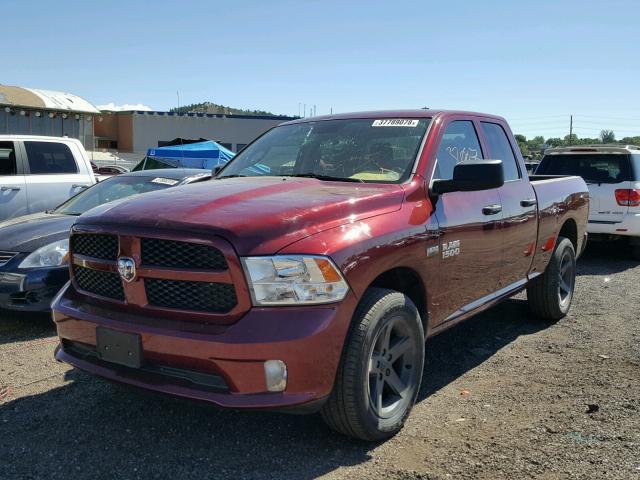 1C6RR7FT4GS411964 - 2016 RAM 1500 ST RED photo 2