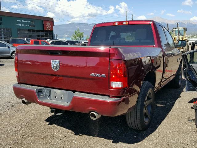 1C6RR7FT4GS411964 - 2016 RAM 1500 ST RED photo 4