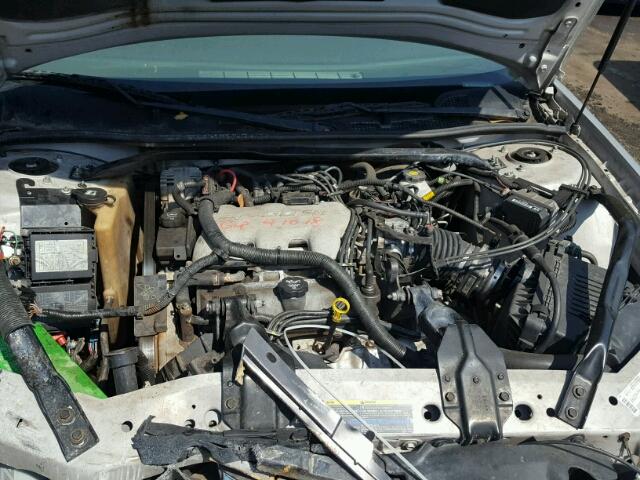 2G1WF52E439332122 - 2003 CHEVROLET IMPALA SILVER photo 7