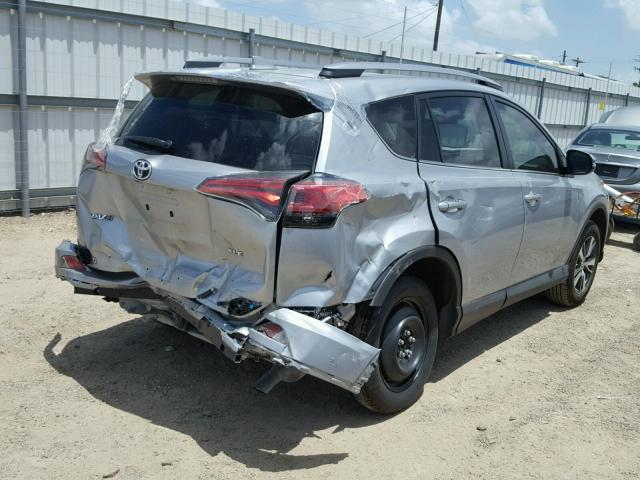 2T3WFREV9JW422136 - 2018 TOYOTA RAV4 ADVEN SILVER photo 4