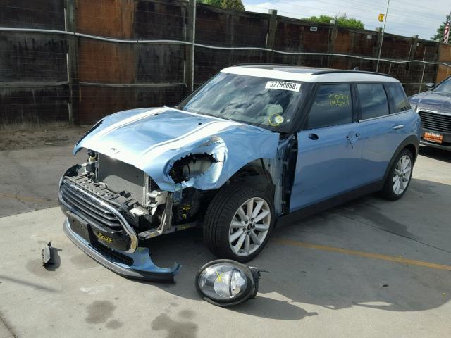 WMWLU1C58H2F27783 - 2017 MINI COOPER CLU BLUE photo 2