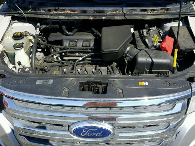 2FMDK4KC6BBA54197 - 2011 FORD EDGE LIMIT SILVER photo 7