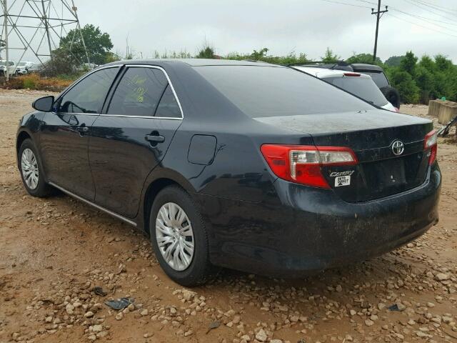 4T4BF1FK6CR246801 - 2012 TOYOTA CAMRY/SE/L BLACK photo 3