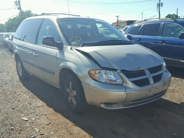 1D4GP45R35B325264 - 2005 DODGE CARAVAN SX BEIGE photo 1