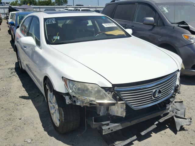 JTHBL46F185058845 - 2008 LEXUS LS 460 WHITE photo 1