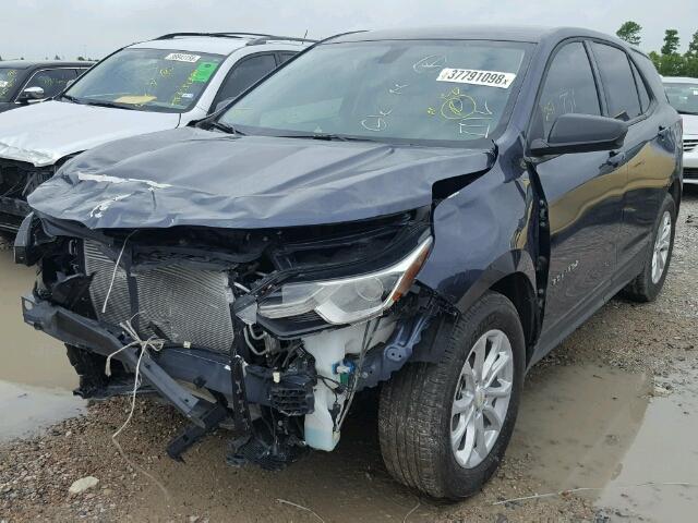 3GNAXHEV5JS537788 - 2018 CHEVROLET EQUINOX LS BLUE photo 2