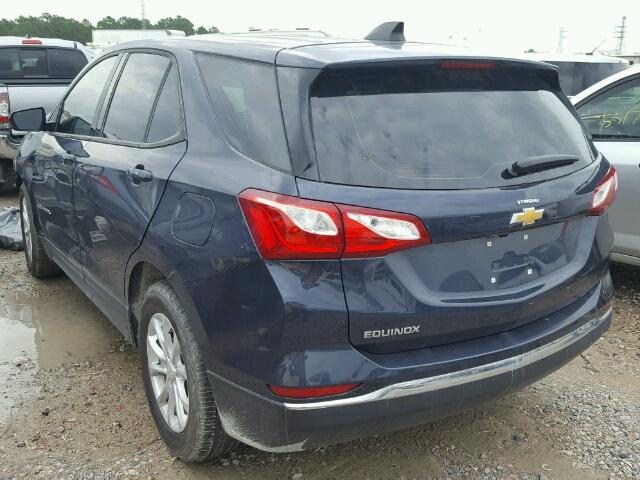 3GNAXHEV5JS537788 - 2018 CHEVROLET EQUINOX LS BLUE photo 3