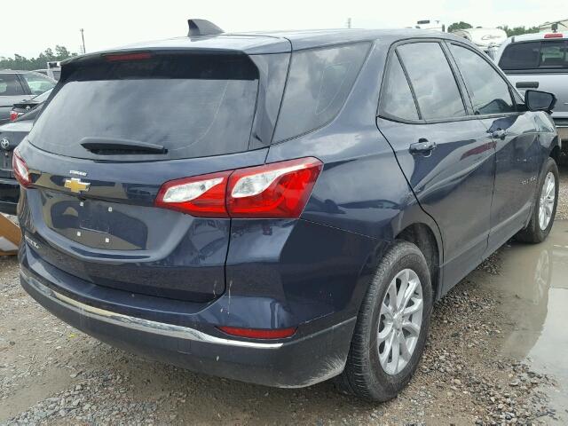 3GNAXHEV5JS537788 - 2018 CHEVROLET EQUINOX LS BLUE photo 4