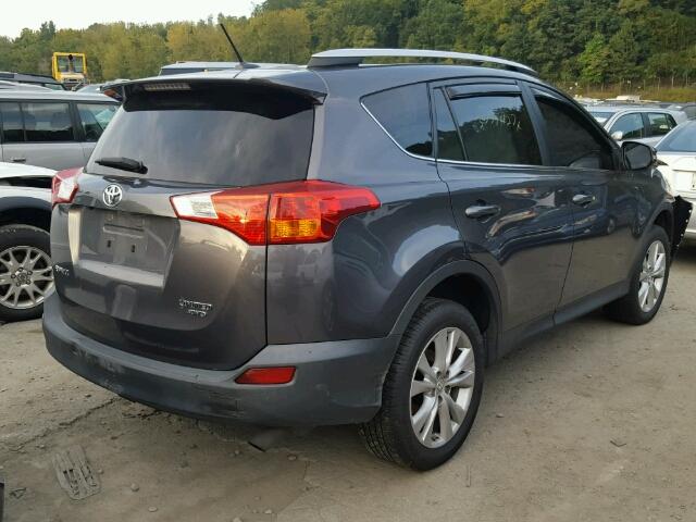 2T3DFREV2EW149988 - 2014 TOYOTA RAV4 LIMIT GRAY photo 4