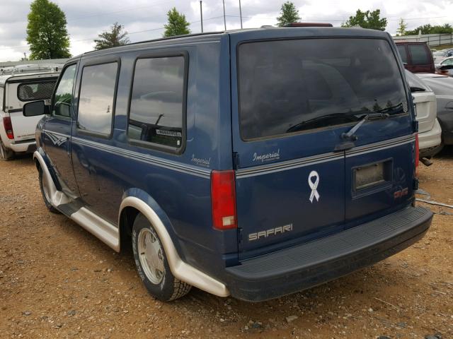 1GDDM19WXXB508358 - 1999 GMC SAFARI XT BLUE photo 3