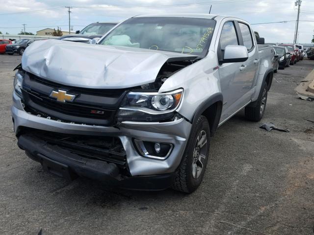 1GCPTDE11G1254223 - 2016 CHEVROLET COLORADO Z SILVER photo 2