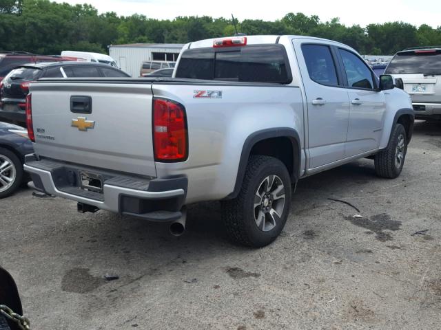 1GCPTDE11G1254223 - 2016 CHEVROLET COLORADO Z SILVER photo 4