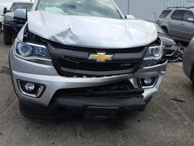 1GCPTDE11G1254223 - 2016 CHEVROLET COLORADO Z SILVER photo 9