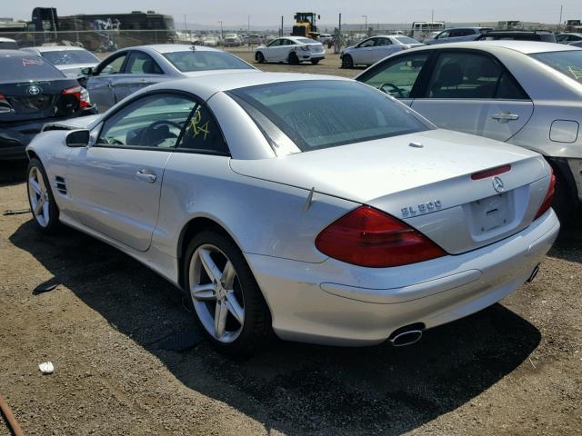 WDBSK75F96F117914 - 2006 MERCEDES-BENZ SL 500 SILVER photo 3