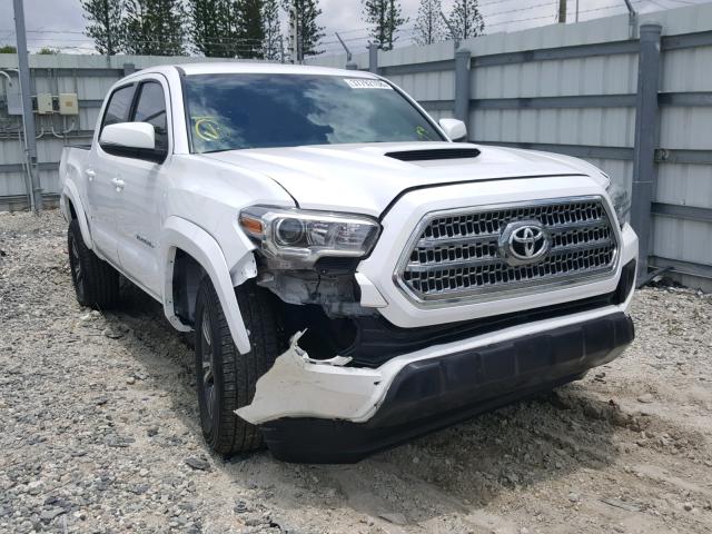 3TMCZ5AN4GM042236 - 2016 TOYOTA TACOMA DOU WHITE photo 1