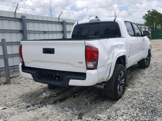 3TMCZ5AN4GM042236 - 2016 TOYOTA TACOMA DOU WHITE photo 4