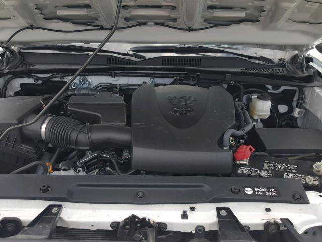 3TMCZ5AN4GM042236 - 2016 TOYOTA TACOMA DOU WHITE photo 7