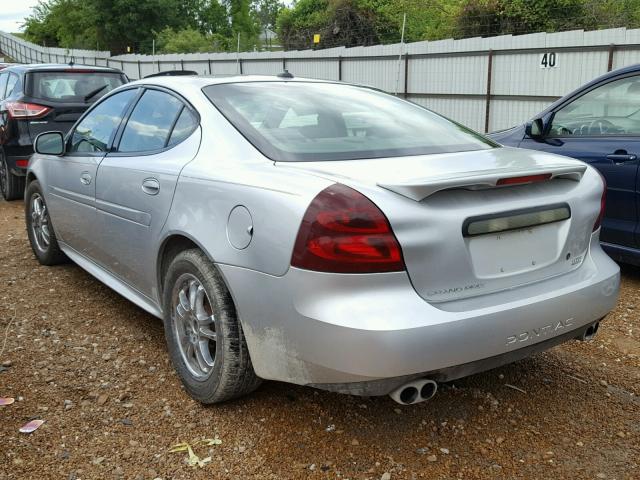 2G2WR524241132284 - 2004 PONTIAC GRAND PRIX SILVER photo 3