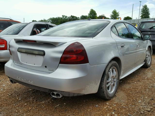 2G2WR524241132284 - 2004 PONTIAC GRAND PRIX SILVER photo 4
