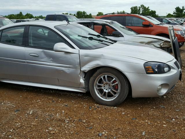 2G2WR524241132284 - 2004 PONTIAC GRAND PRIX SILVER photo 9