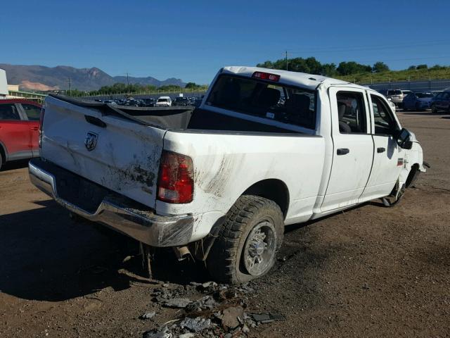 3C6UD5CL1CG221106 - 2012 DODGE RAM 2500 S WHITE photo 4