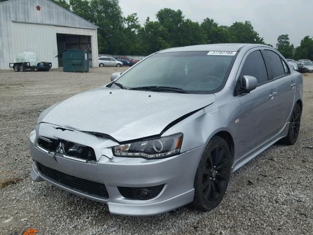 JA3AU86U38U036088 - 2008 MITSUBISHI LANCER GTS GRAY photo 2