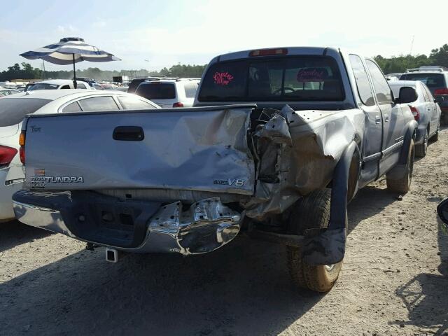 5TBRT34102S295578 - 2002 TOYOTA TUNDRA ACC SILVER photo 4