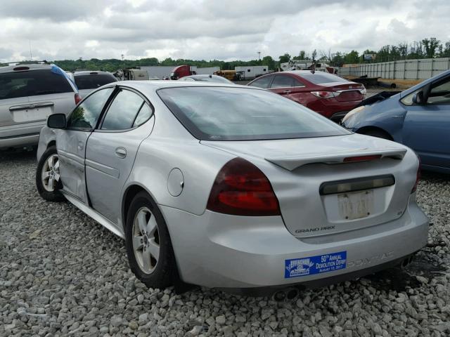 2G2WS522251281640 - 2005 PONTIAC GRAND PRIX SILVER photo 3