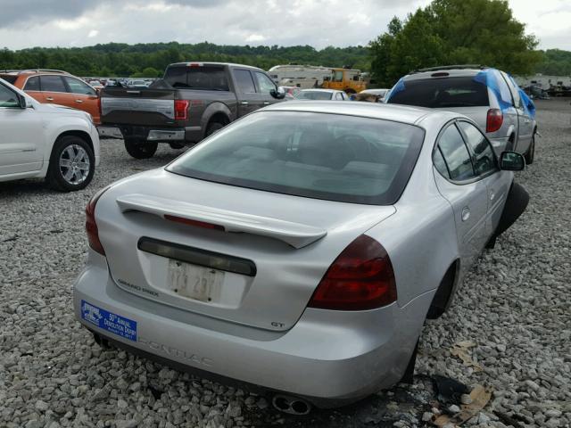 2G2WS522251281640 - 2005 PONTIAC GRAND PRIX SILVER photo 4