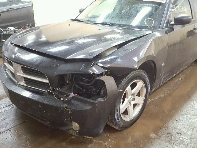 2B3KA33V49H553792 - 2009 DODGE CHARGER SX BLACK photo 9