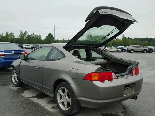 JH4DC53032C024732 - 2002 ACURA RSX TYPE-S GRAY photo 3