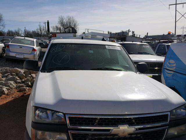 1GCEC14XX7Z146695 - 2007 CHEVROLET SILVERADO WHITE photo 10