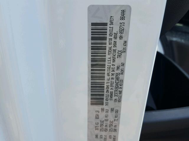 3C6TRVBGXHE508755 - 2017 RAM PROMASTER 白色 照片 10