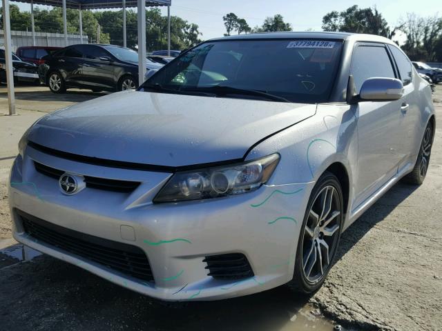 JTKJF5C71B3007073 - 2011 TOYOTA SCION TC 银色 照片 2