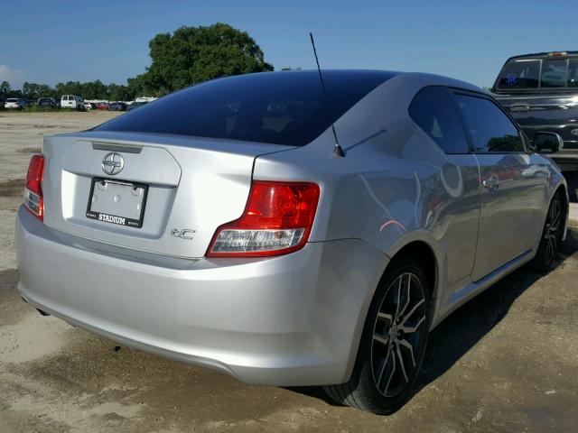 JTKJF5C71B3007073 - 2011 TOYOTA SCION TC 银色 照片 4