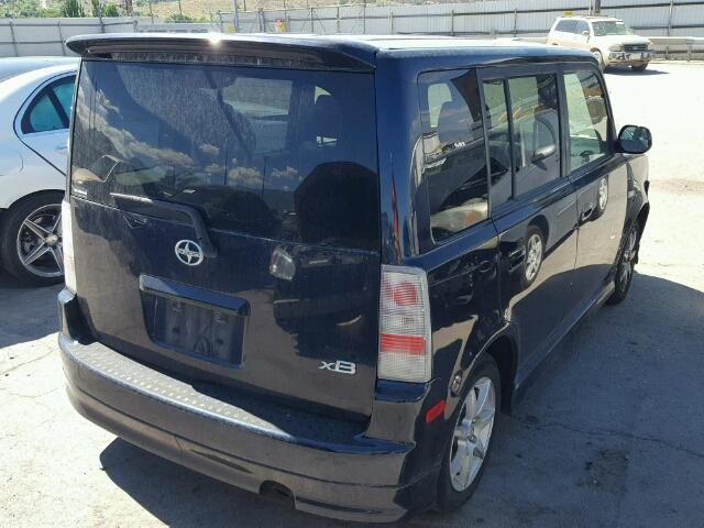JTLKT324264047988 - 2006 TOYOTA SCION XB Mavi foto 4