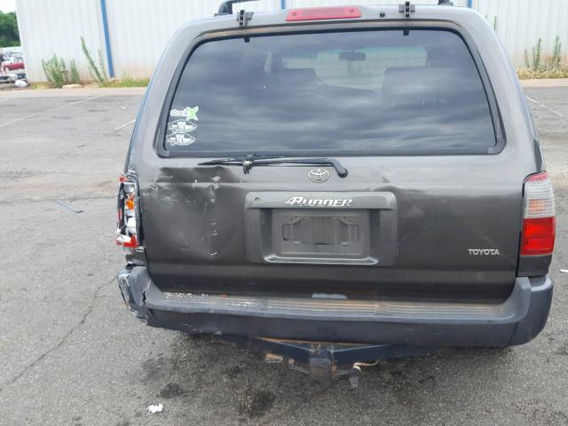 JT3GM84R5V0018127 - 1997 TOYOTA 4RUNNER GRAY photo 9