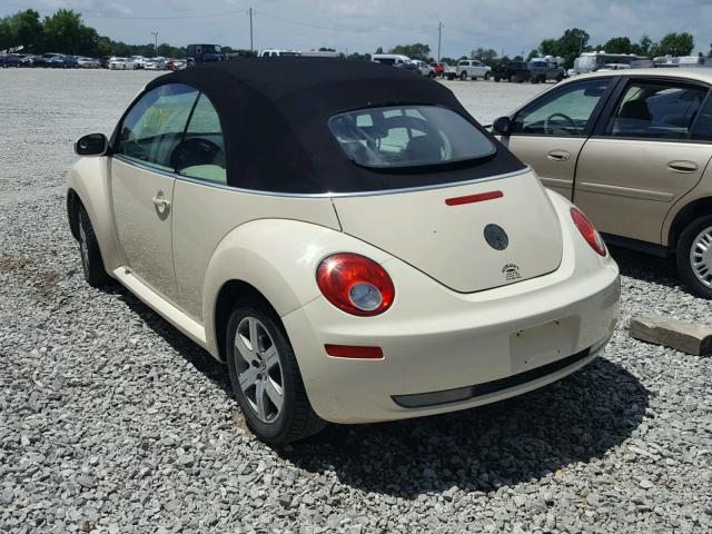 3VWRG31Y56M325335 - 2006 VOLKSWAGEN NEW BEETLE კრემისფერი ფოტო 3