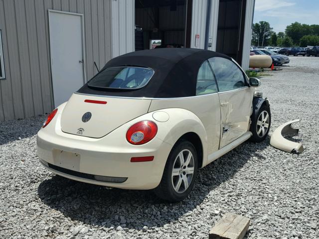 3VWRG31Y56M325335 - 2006 VOLKSWAGEN NEW BEETLE კრემისფერი ფოტო 4