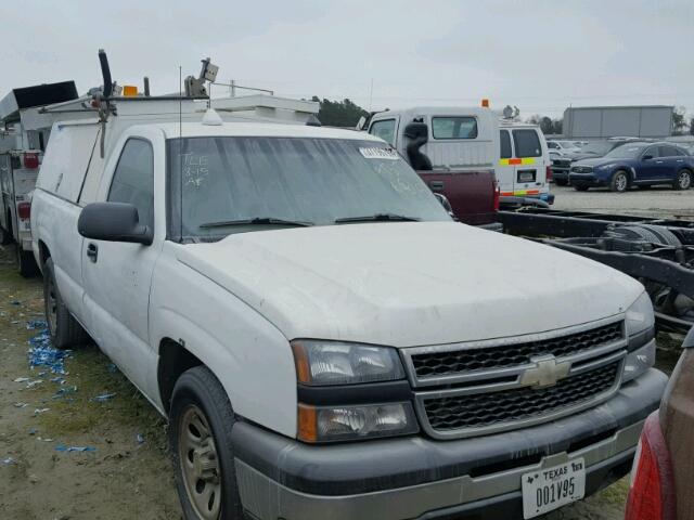 3GCEC14X77G145486 - 2007 CHEVROLET SILVERADO WHITE photo 1