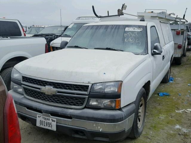 3GCEC14X77G145486 - 2007 CHEVROLET SILVERADO WHITE photo 2