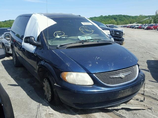 2C4GP44L53R196159 - 2003 CHRYSLER TOWN & COU BLUE photo 1