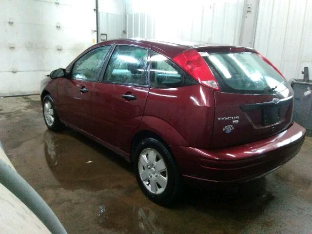 1FAFP37NX7W187737 - 2007 FORD FOCUS ZX5 MAROON photo 3