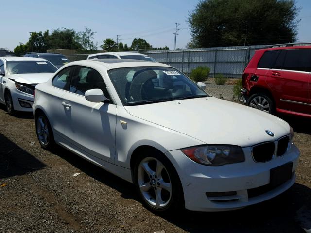 WBAUP9C55AVF49528 - 2010 BMW 128 I WHITE photo 1