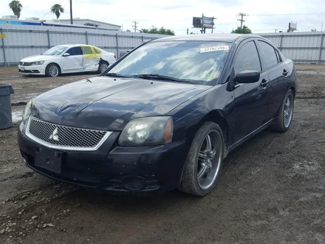 4A32B2FF0BE024425 - 2011 MITSUBISHI GALANT FE BLACK photo 2