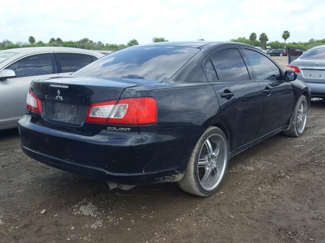 4A32B2FF0BE024425 - 2011 MITSUBISHI GALANT FE BLACK photo 4