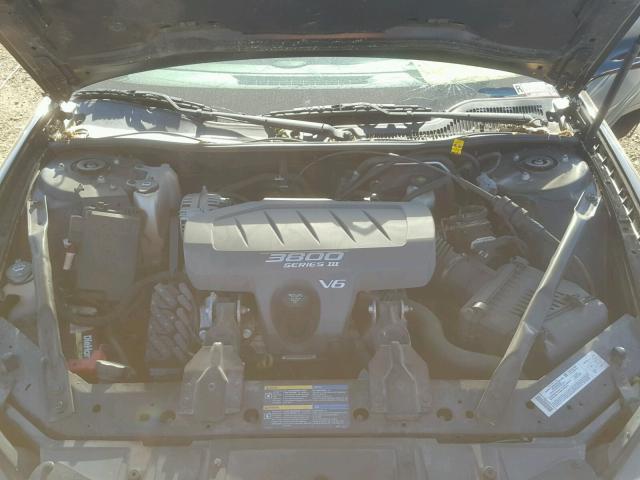 2G2WS522751241120 - 2005 PONTIAC GRAND PRIX BLACK photo 7