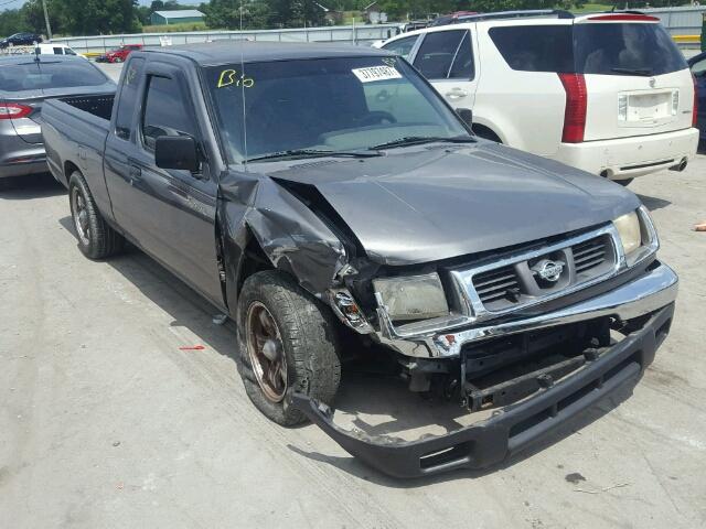 1N6DD26SXYC385844 - 2000 NISSAN FRONTIER K GRAY photo 1