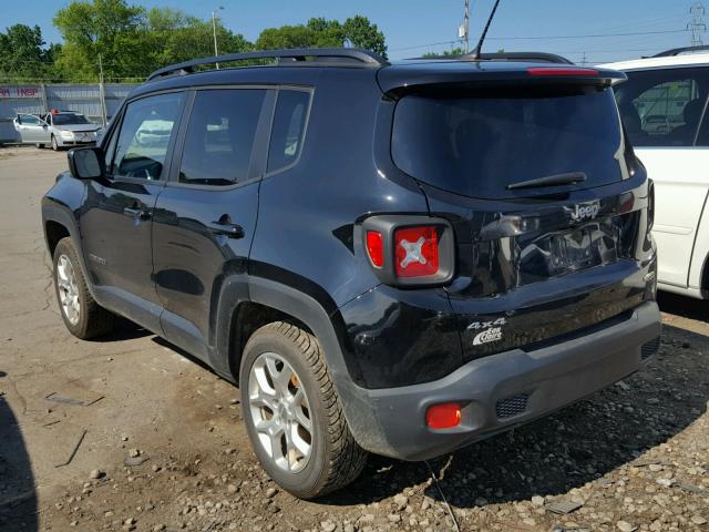 ZACCJBBTXFPB98182 - 2015 JEEP RENEGADE L BLACK photo 3