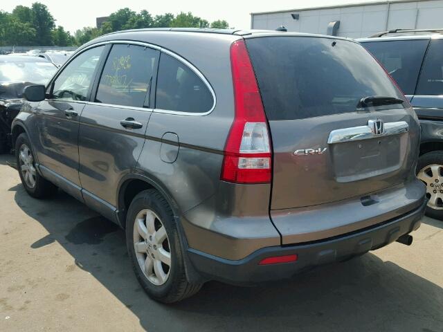 5J6RE48569L067319 - 2009 HONDA CR-V EX GRAY photo 3